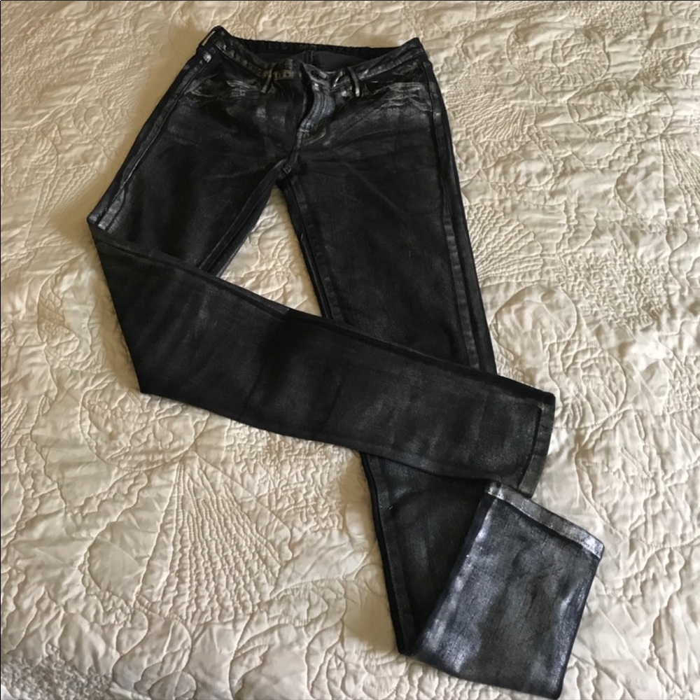Levis waxed jeans